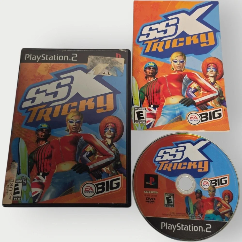 SSX Tricky (Sony PlayStation 2 PS2, 2001) Complete In Box TESTED WORKS